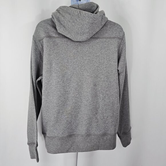 American Eagle Men's Grey Long Sleeve Pouch Front Hooded Pullover Size M NWOT - Picture 9 of 15